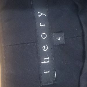 Theory women's black trousers